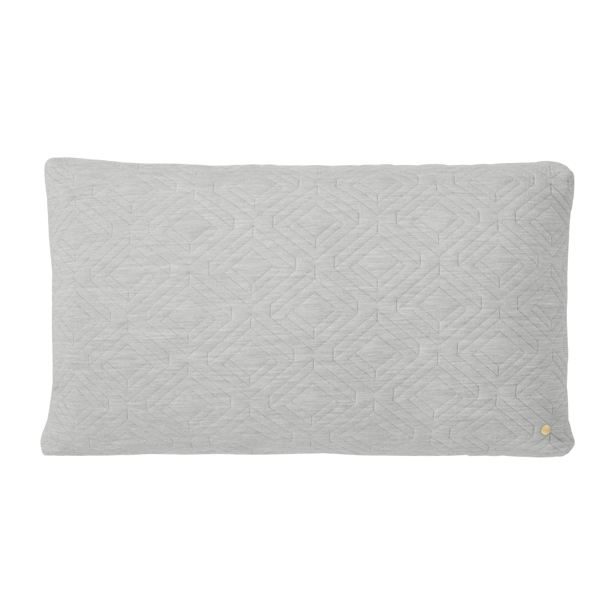 Quilt cushion - light grey