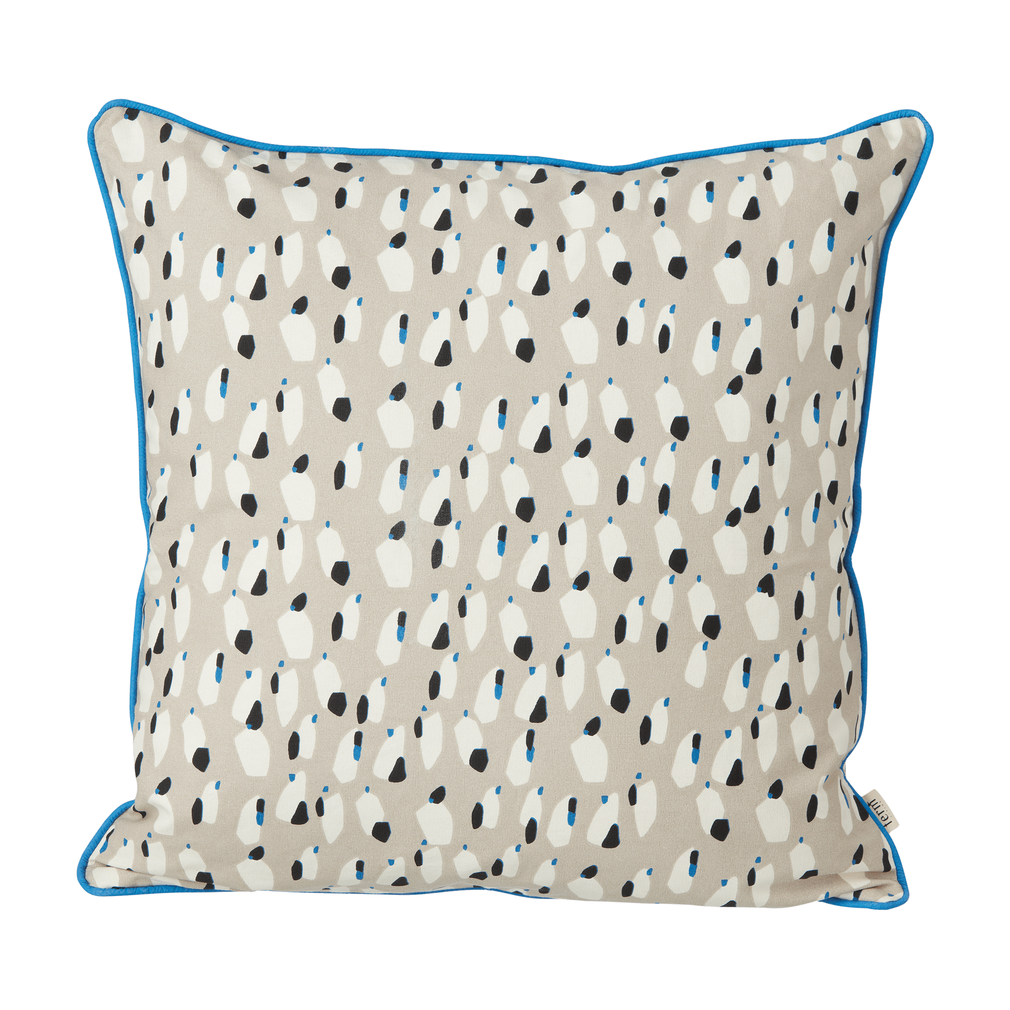 Spotted cushion - grey